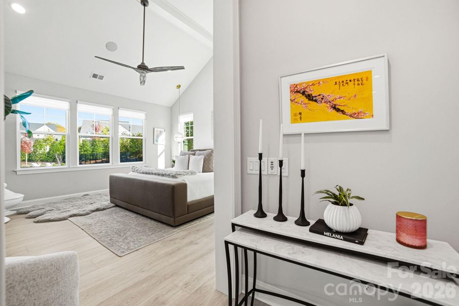 Furnished interior view inside a new home in , Huntersville (Image 23).