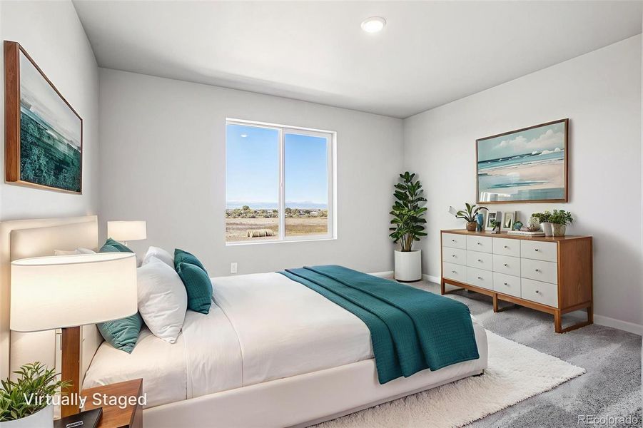 Furnished interior view inside a new home in Parkway at Prairie Center Village, Brighton (Image 8).