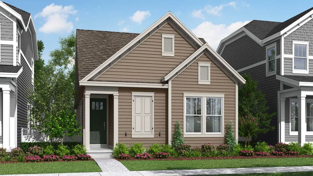 Representative exterior photo of a completed home built from the Breckenridge by Brightland Homes in Westerly, Erie, CO (Image 5). Representative exterior photo of a completed home built from the Breckenridge by Brightland Homes in Westerly, Erie, CO (Image 5).