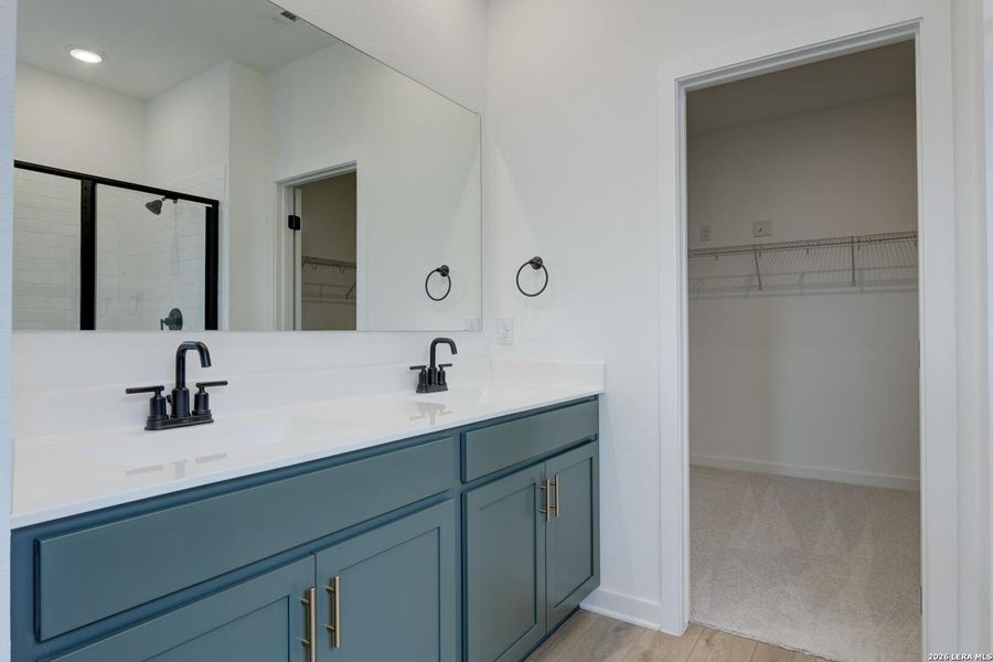 Furnished interior view inside a new home in The Wilder, Adkins (Image 8).