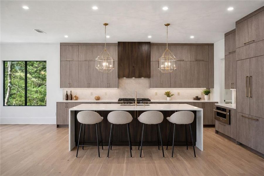 Furnished interior view inside a new home in , Atlanta (Image 9).