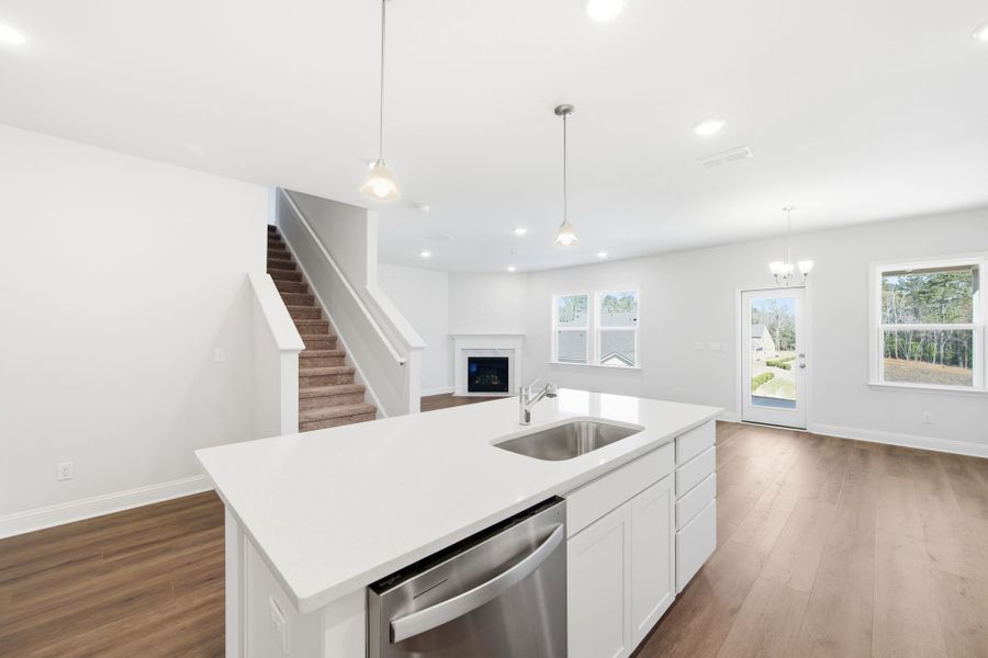 Furnished interior view inside a new home in Carriage Estates, Lexington (Image 6).