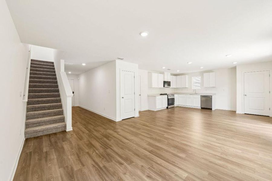 Spacious, unfurnished interior of a new home in Kinsale, Macon (Image 9). Spacious, unfurnished interior of a new home in Kinsale, Macon (Image 9).