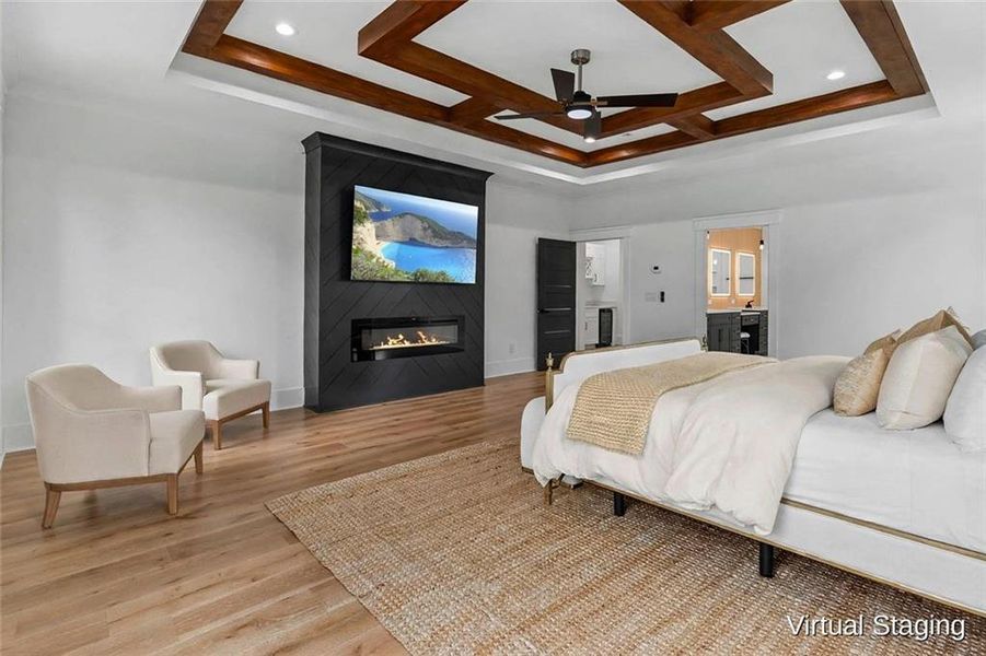 Furnished interior view inside a new home in , Braselton (Image 22).
