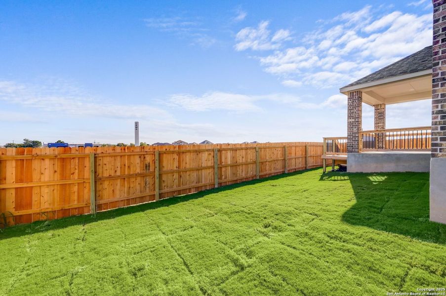 Exterior details and patio area of a home in Legacy at Lake Dunlap, New Braunfels (Image 3).