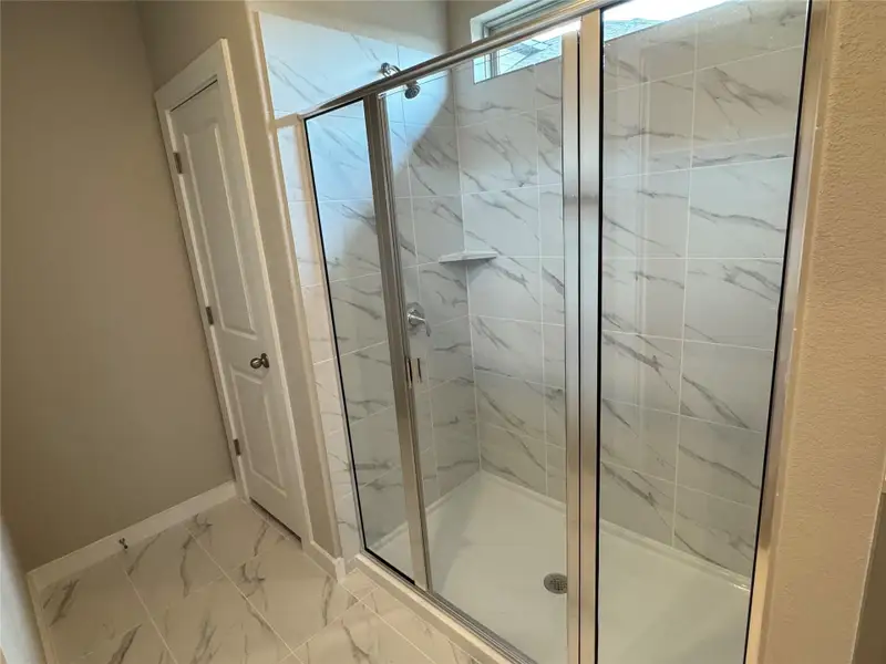 Walk-in shower in Primary Bath Walk-in shower in Primary Bath