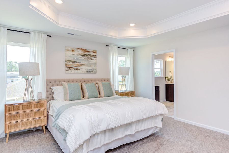 Representative furnished interior of a home built from the The Poppy by Chesapeake Homes in The Willows, Loris (Image 33).