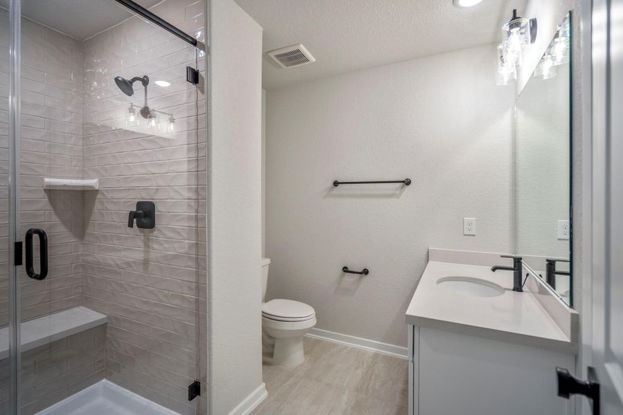 Furnished interior view inside a new home in Artavia 70′ Lots, Conroe (Image 14).