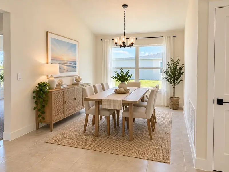 Furnished interior view inside a new home in St. John's Preserve, Palm Bay (Image 5).