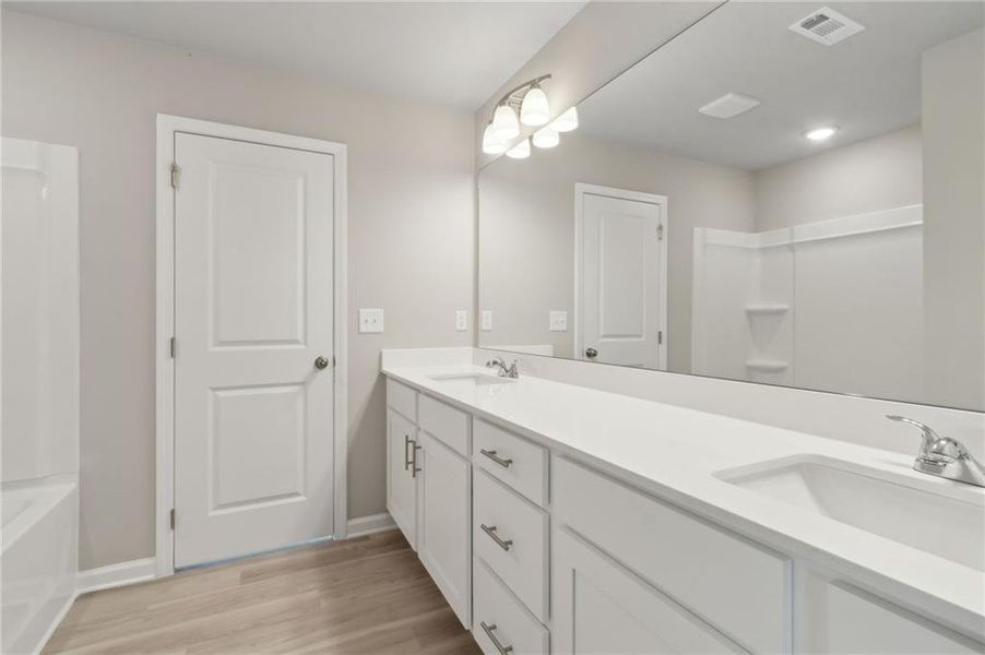 Furnished interior view inside a new home in , Hoschton (Image 16). Furnished interior view inside a new home in , Hoschton (Image 16).