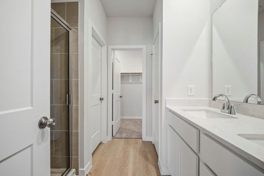 Furnished interior view inside a new home in Barrett Crossing, Crosby (Image 7).