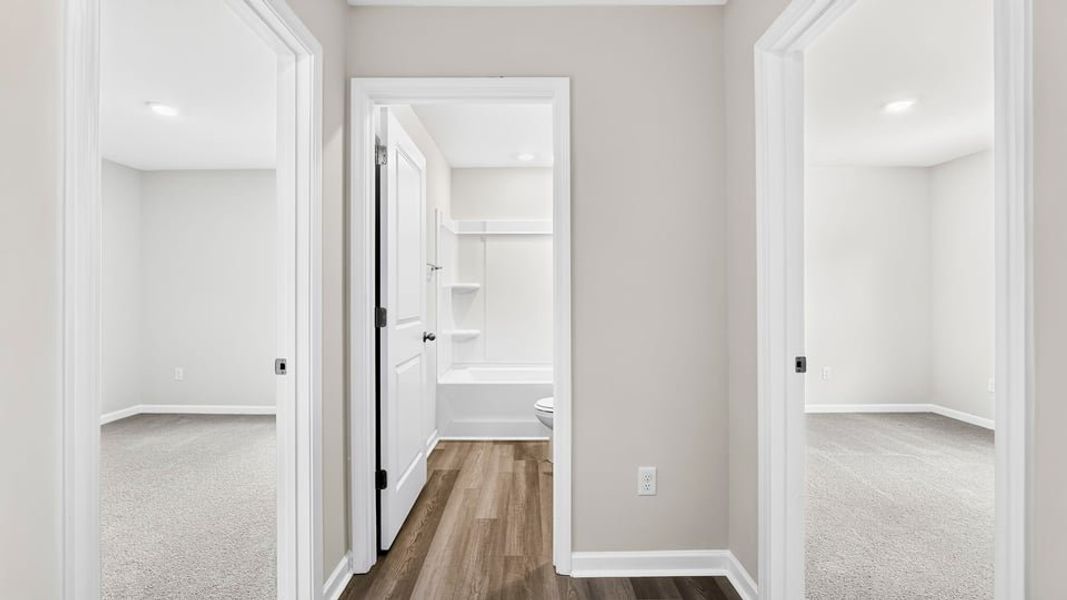 Spacious, unfurnished interior of a new home in Cloverdale Hills, Piedmont (Image 23). Spacious, unfurnished interior of a new home in Cloverdale Hills, Piedmont (Image 23).