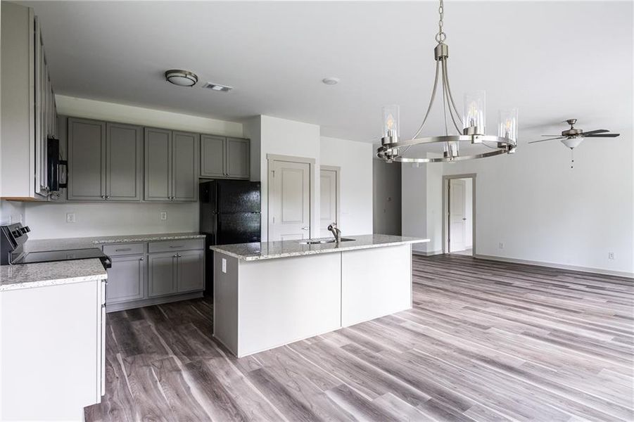 Furnished interior view inside a new home in , Lawrenceville (Image 8).