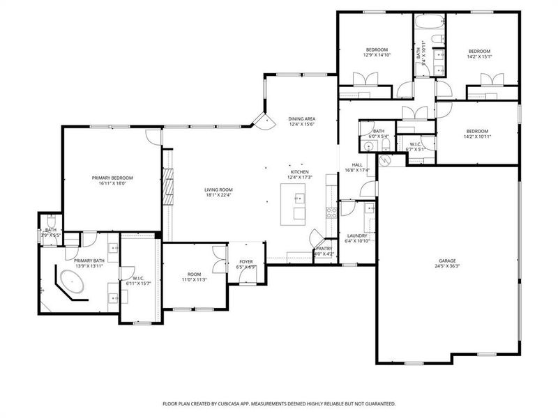 2D floor plan layout of this home in , Azle, TX (Image 5).