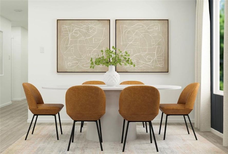 Furnished interior view inside a new home in Monte Verde, Temple (Image 8).