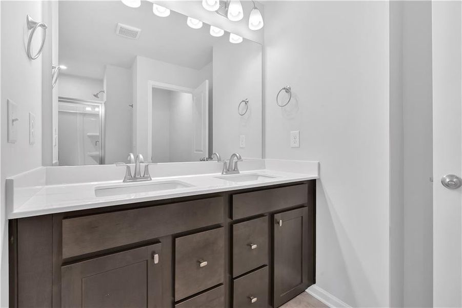Furnished interior view inside a new home in Village Green, Adairsville (Image 8).