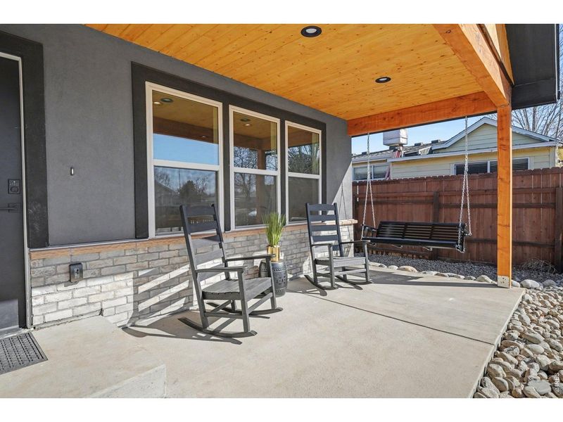 Exterior details and patio area of a home in , Dacono (Image 19).