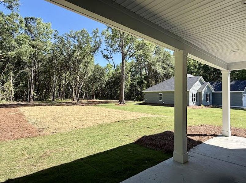 Exterior details and patio area of a home in , McClellanville (Image 15). Exterior details and patio area of a home in , McClellanville (Image 15).