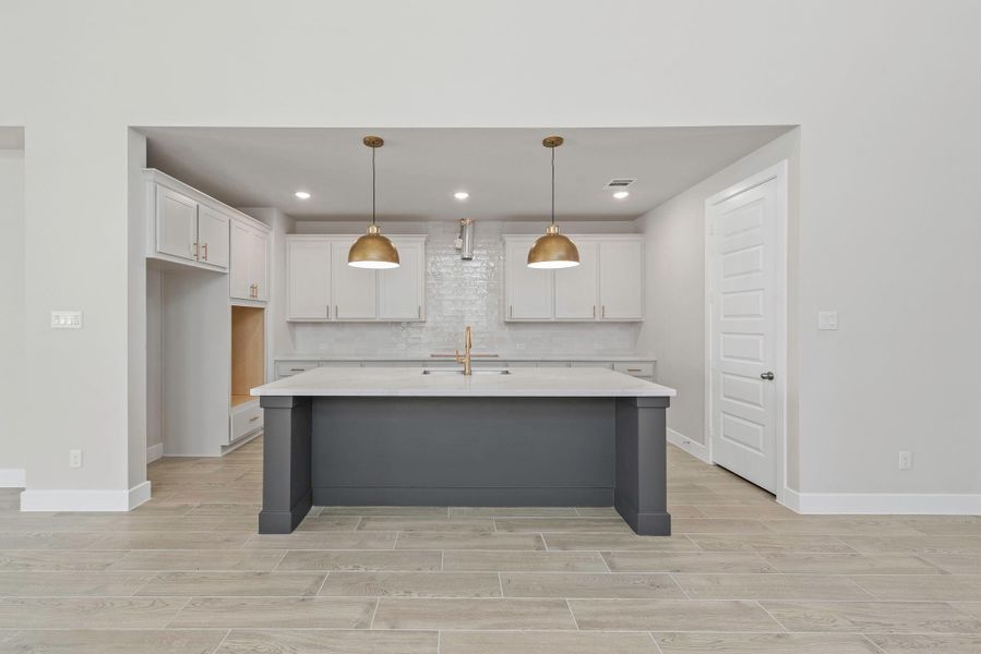 Furnished interior view inside a new home in The Trails, New Caney (Image 6).