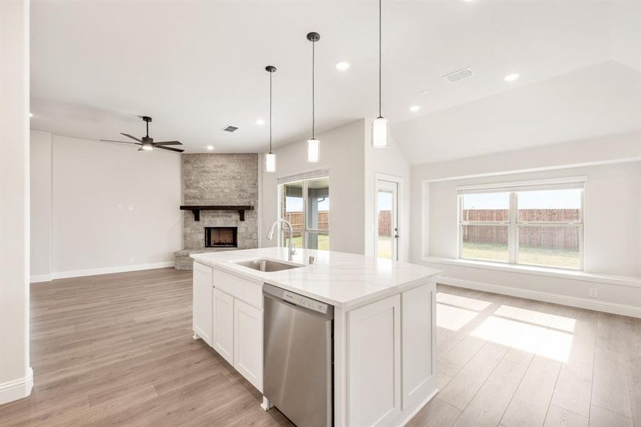 Furnished interior view inside a new home in Ridge Ranch, Mesquite (Image 16).