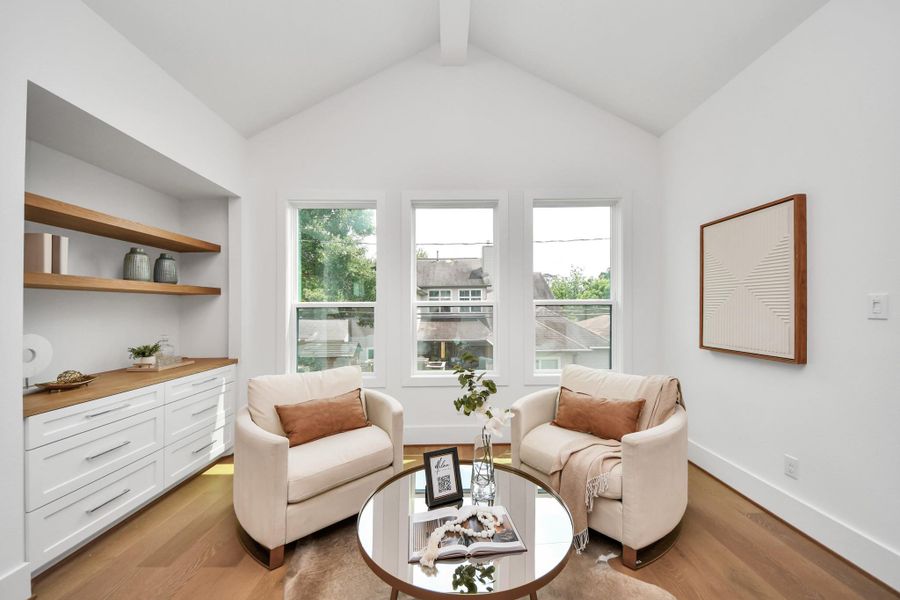 Furnished interior view inside a new home in , Houston (Image 13).