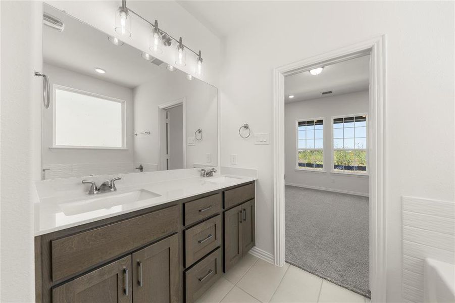 Furnished interior view inside a new home in Edgewater, Fate (Image 7). Furnished interior view inside a new home in Edgewater, Fate (Image 7).