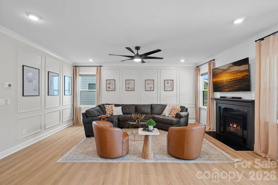 Furnished interior view inside a new home in , Huntersville (Image 15).