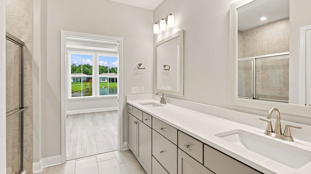 Furnished interior view inside a new home in Sun City Hilton Head, Bluffton (Image 6).