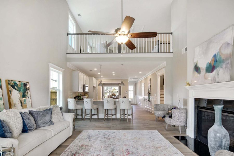 Representative furnished interior of a home built from the Rivermist by Caviness & Cates Communities in Maggie Way, Wendell (Image 176).