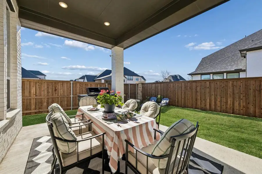 Exterior details and patio area of a home in , Rockwall (Image 4).