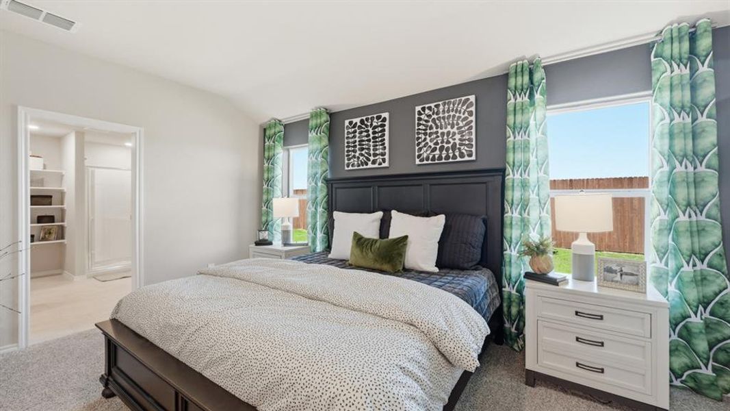 Furnished interior view inside a new home in Lonestar at Liberty Trails, Fort Worth (Image 18).
