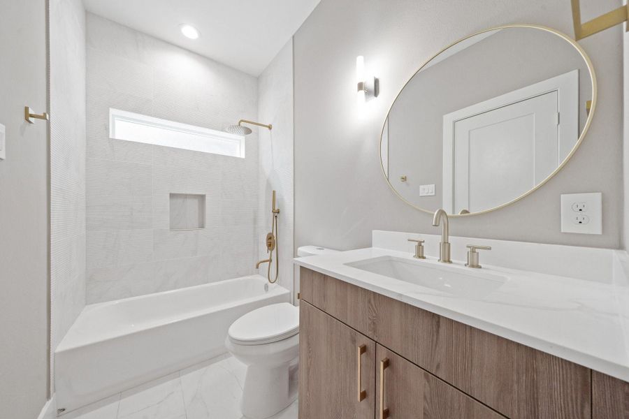 Furnished interior view inside a new home in , Houston (Image 18).