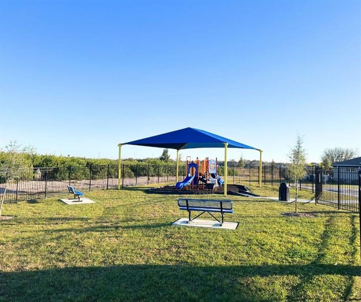 playground and mailbox area