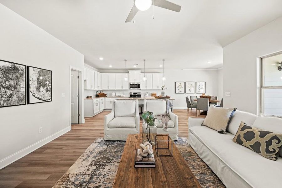 Furnished interior view inside a new home in , Homer (Image 27).