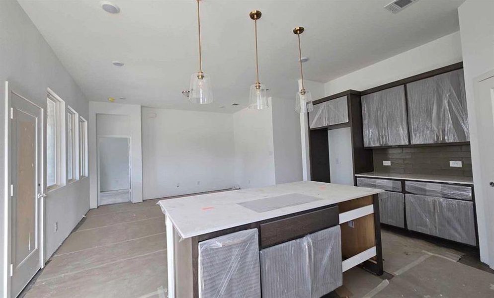 Open Kitchen-Living Room Construction Progress