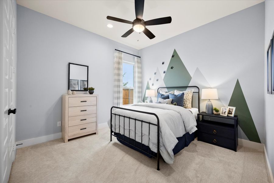 Representative furnished interior of a home built from the Marshall by Windsor Homes in Anna Town Square, Anna (Image 35).