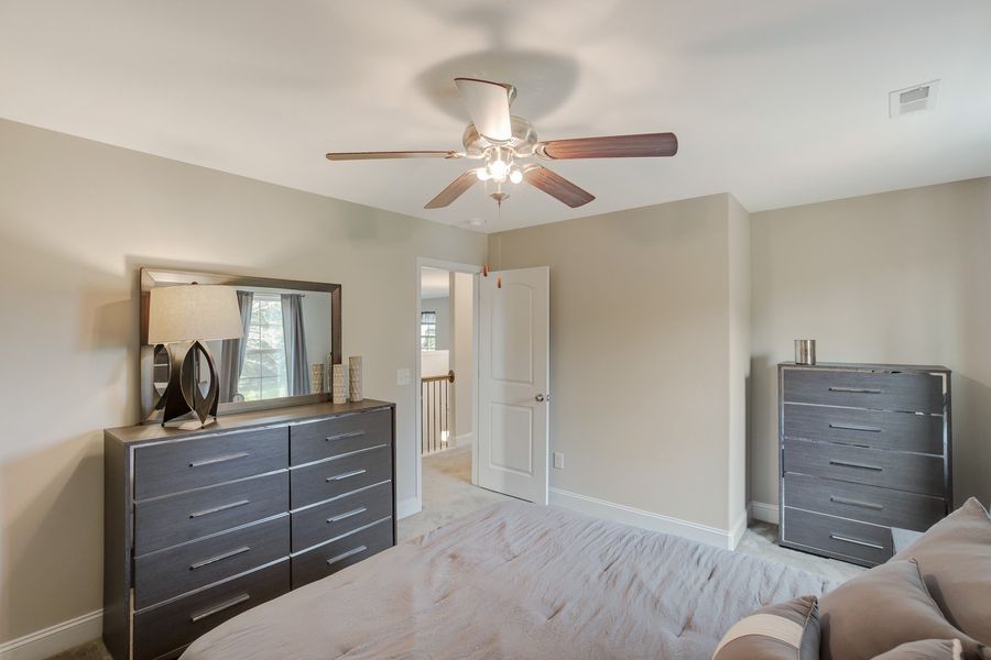 Representative furnished interior of a home built from the Hanover by Keystone Homes NC in Royal Pines, Trinity (Image 18).