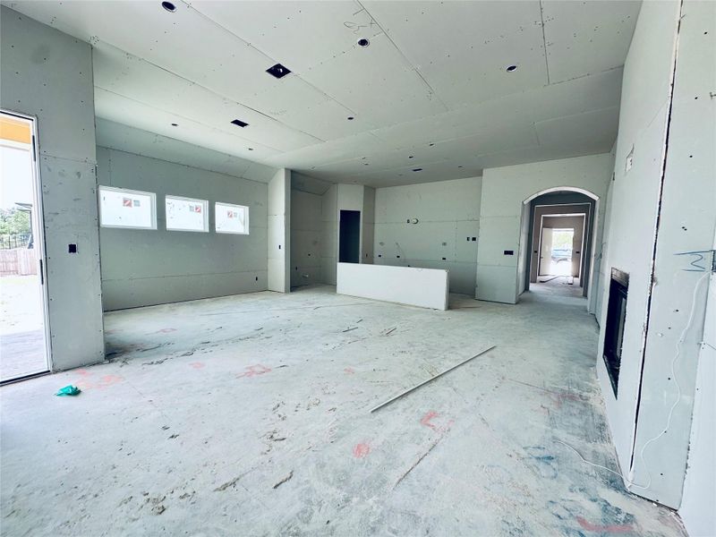 From Family Room with fireplace to open concept Kitchen & Casual Dining From Family Room with fireplace to open concept Kitchen & Casual Dining