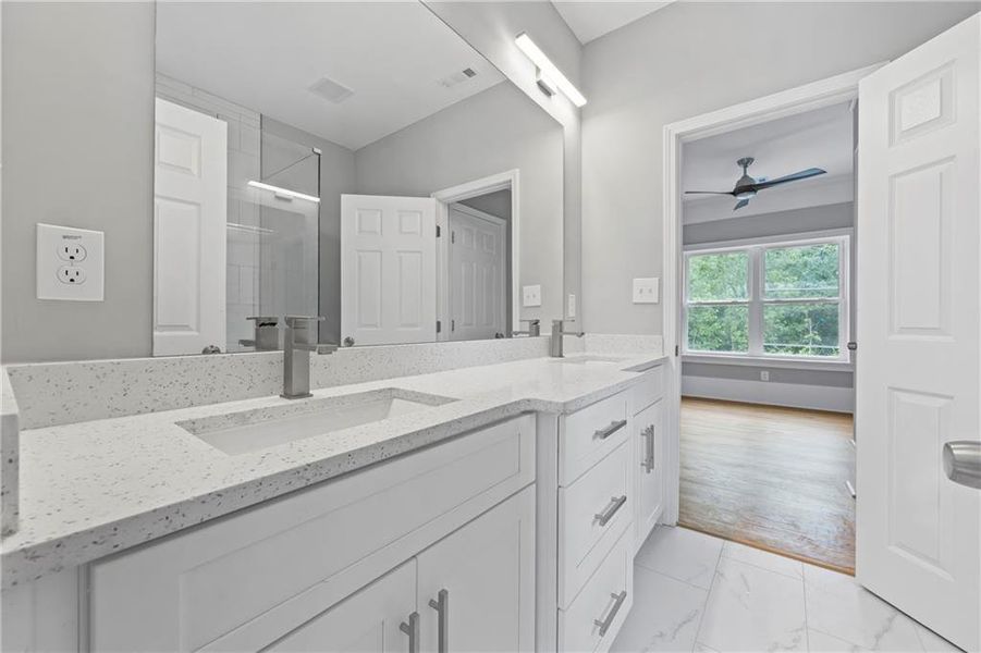Furnished interior view inside a new home in , Fairburn (Image 13).