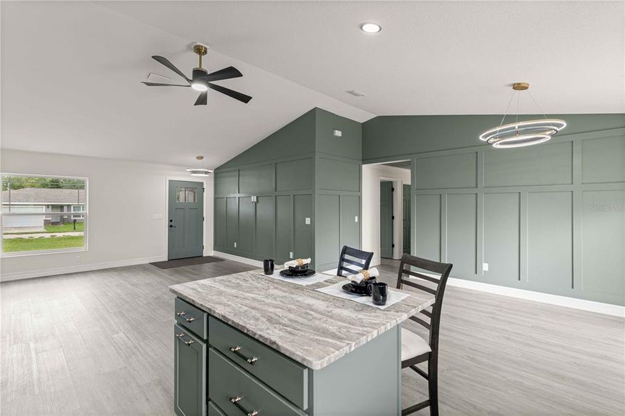 Furnished interior view inside a new home in , Dunnellon (Image 11).