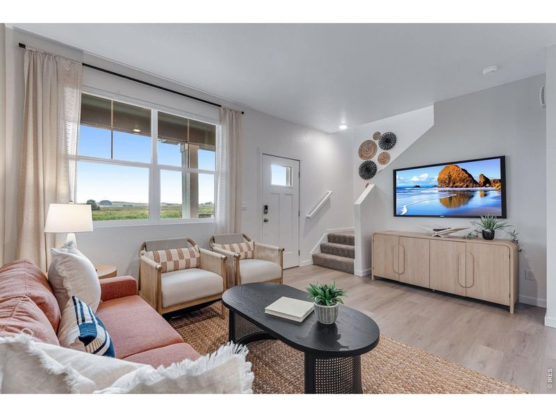 Furnished interior view inside a new home in Vista Meadows, Fort Lupton (Image 6).