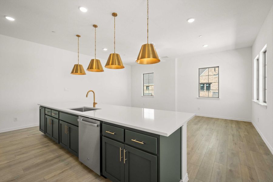 Representative furnished interior of a home built from the Darmouth by Ashton Woods in Parkside, Mansfield (Image 7).