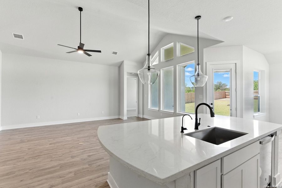 Furnished interior view inside a new home in Alsatian Oaks, Castroville (Image 12).