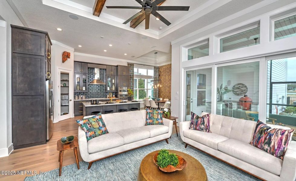Furnished interior view inside a new home in , Fernandina Beach (Image 5).