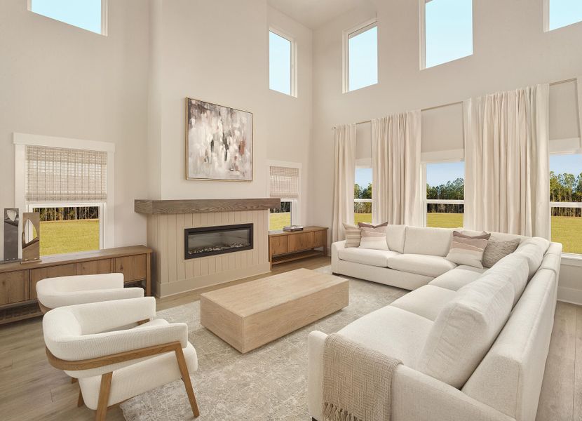 Furnished interior view inside a new home in , Ravenel (Image 12). Furnished interior view inside a new home in , Ravenel (Image 12).