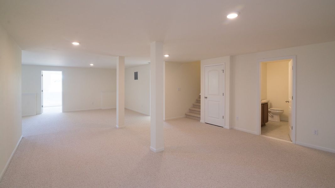 Representative unfurnished interior of a home built from the The Briarhaven III by Norfolk Homes in Coronado Estates, Jackson (Image 49).
