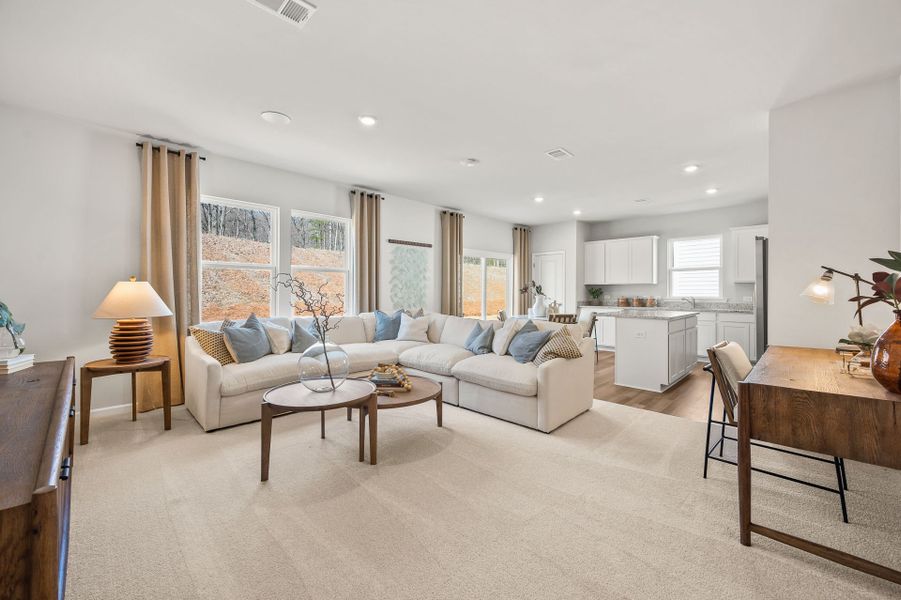 Furnished interior view inside a new home in Avery Ridge, Gainesville (Image 7).