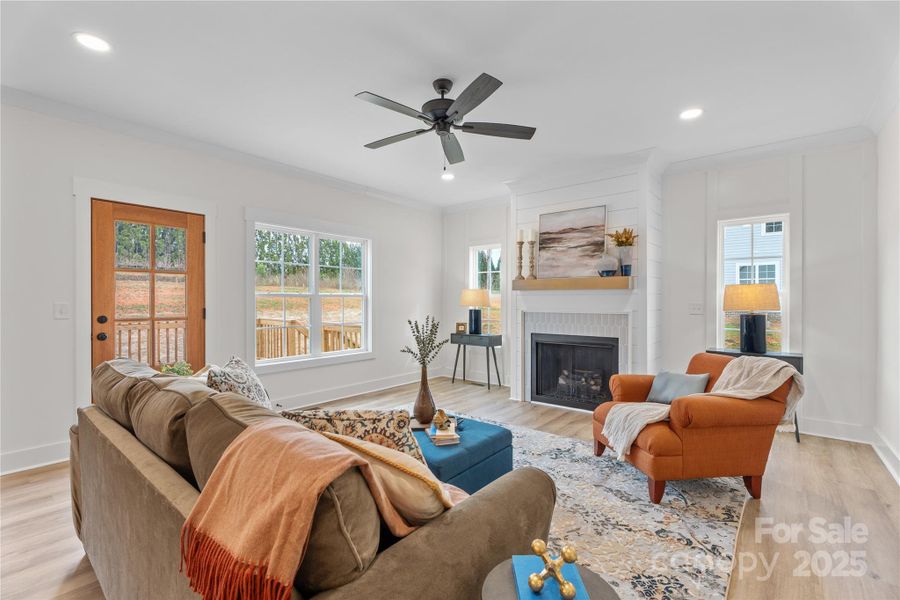 Furnished interior view inside a new home in , Mocksville (Image 11). Furnished interior view inside a new home in , Mocksville (Image 11).