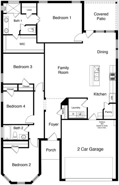 2D floor plan layout of this home in Northwest Passage, Midland, TX (Image 5). 2D floor plan layout of this home in Northwest Passage, Midland, TX (Image 5).