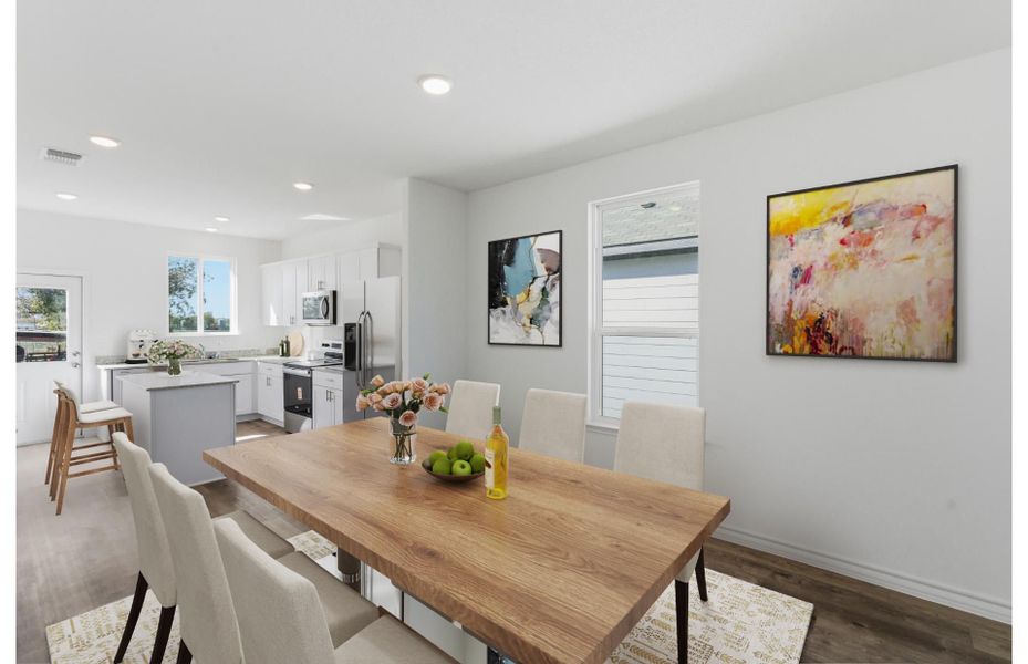 Representative furnished interior of a home built from the Becket by Centex in Davis Ranch, San Antonio (Image 10).